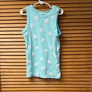 Wonder Nation Floral Tank Top - Light Blue